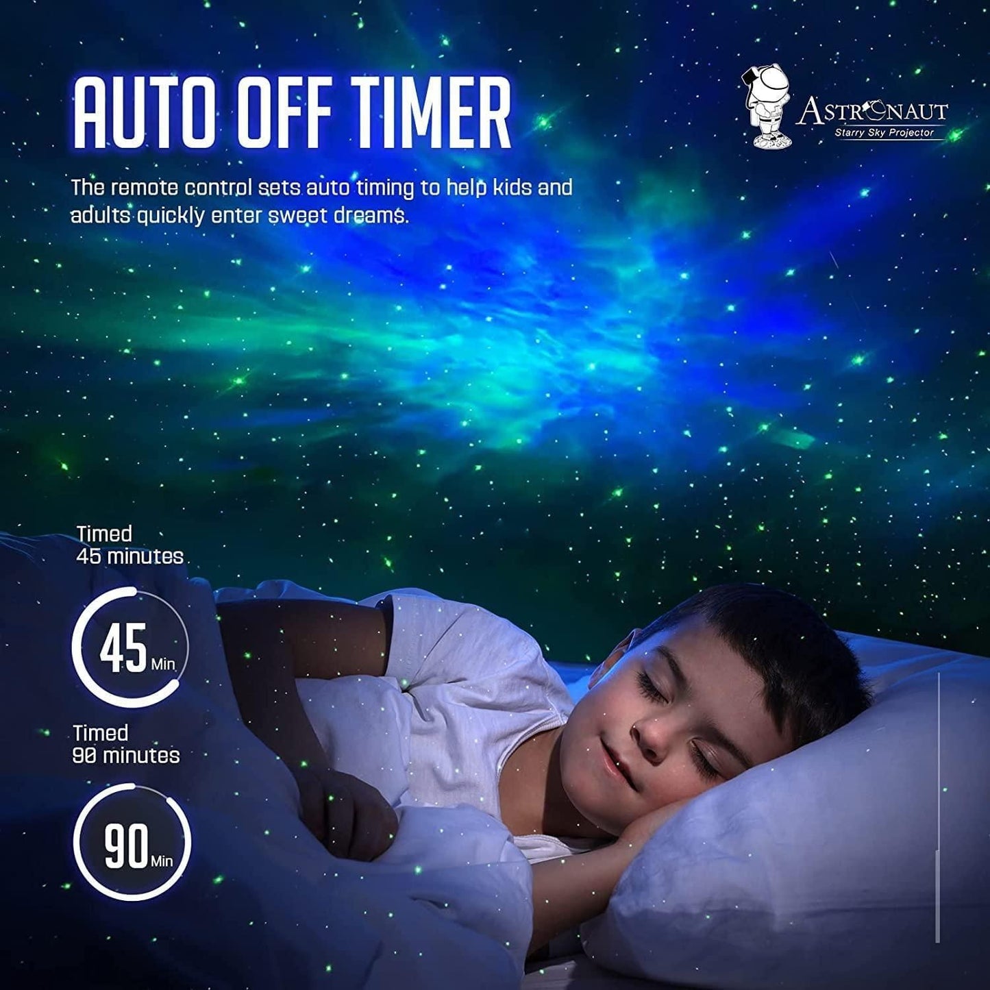 360° Astronaut Galaxy Projector