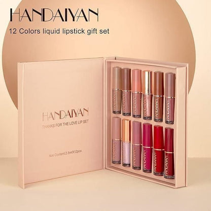 FreshPick™ Velvet Matte Liquid Lipstick Set 12Pcs