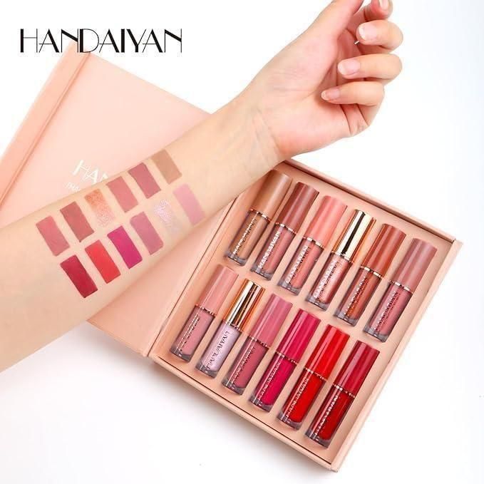 FreshPick™ Velvet Matte Liquid Lipstick Set 12Pcs