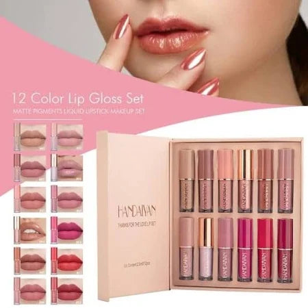 FreshPick™ Velvet Matte Liquid Lipstick Set 12Pcs