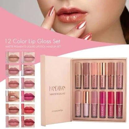 FreshPick™ Velvet Matte Liquid Lipstick Set 12Pcs