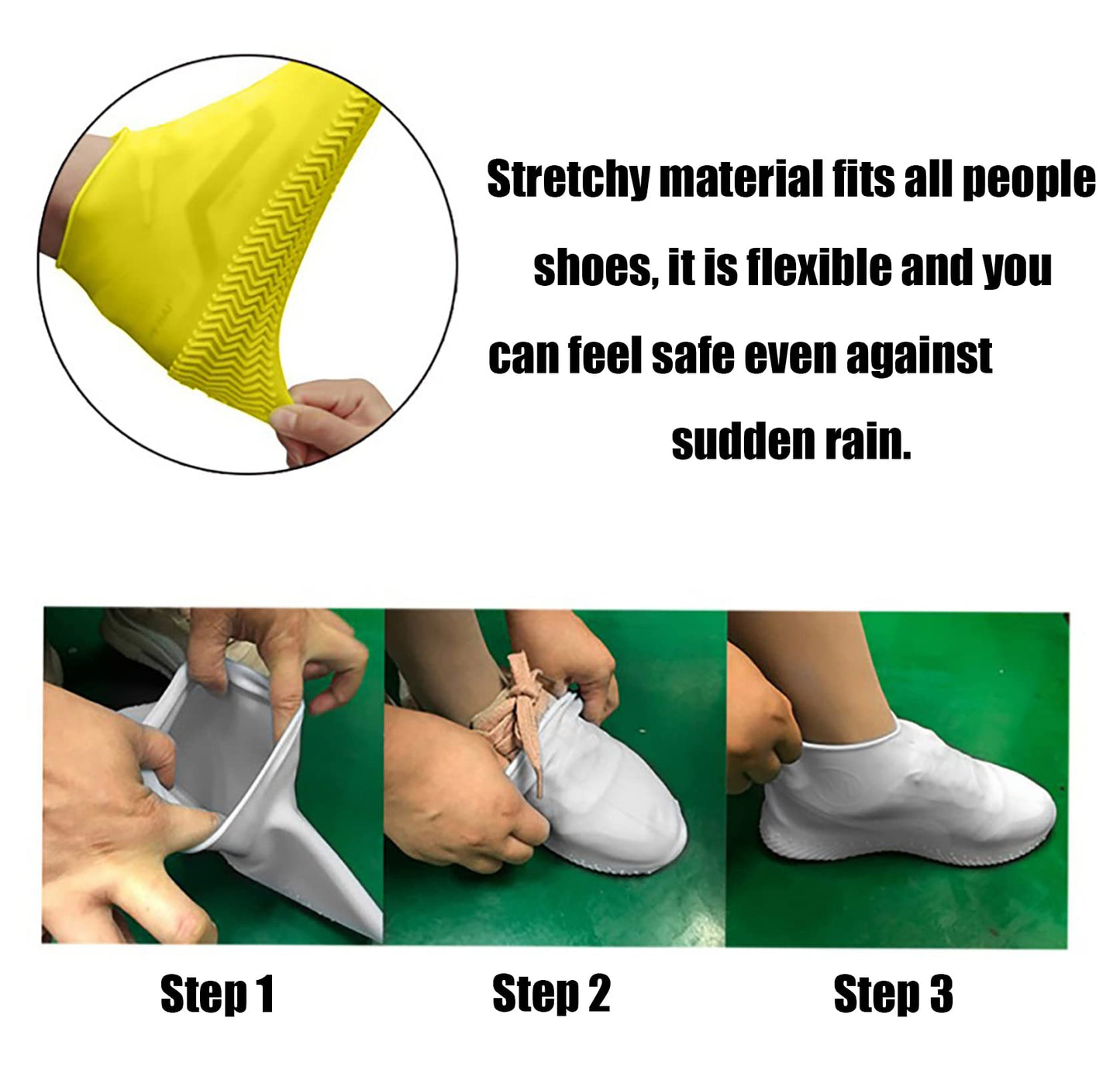 RainGuard™ Silicone Shoe Covers – Waterproof & Anti-Slip
