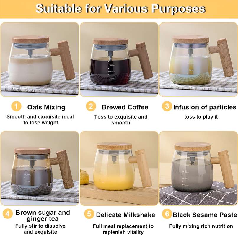 BlendEase™ Cup – Automatic Coffee & Shake Maker