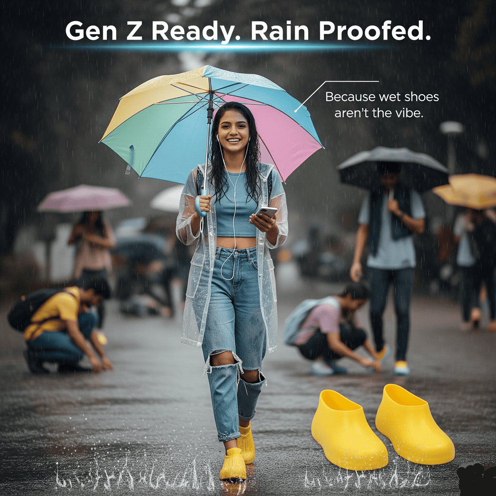 RainGuard™ Silicone Shoe Covers – Waterproof & Anti-Slip