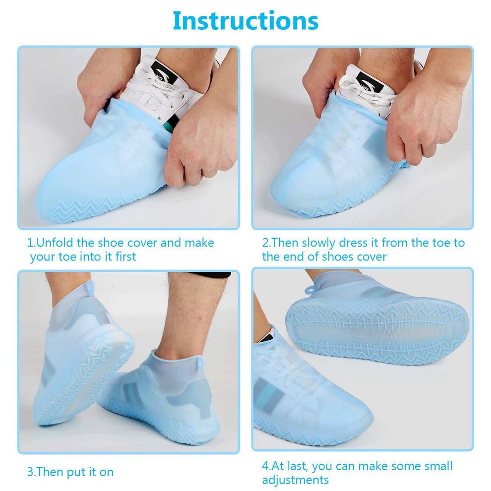 RainGuard™ Silicone Shoe Covers – Waterproof & Anti-Slip