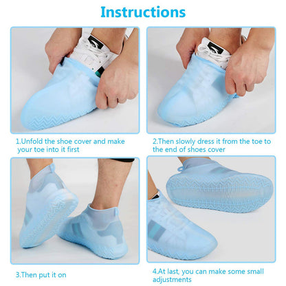 RainGuard™ Silicone Shoe Covers – Waterproof & Anti-Slip