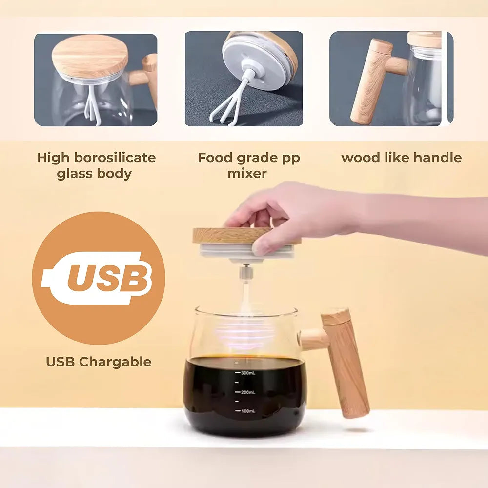 BlendEase™ Cup – Automatic Coffee & Shake Maker